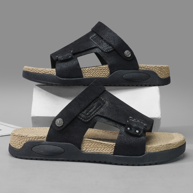 Men'S Shoes Birkenstock - Sandálias casuais masculinas de verão, respiráveis,