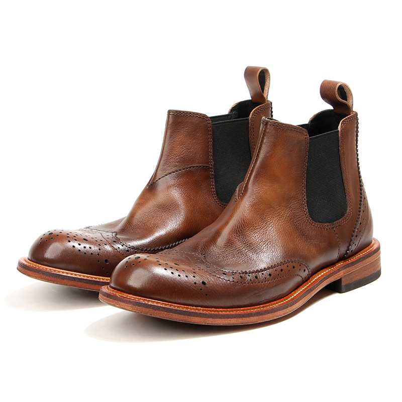 Men'S Shoes Brogues - Novo feito à mão dos homens