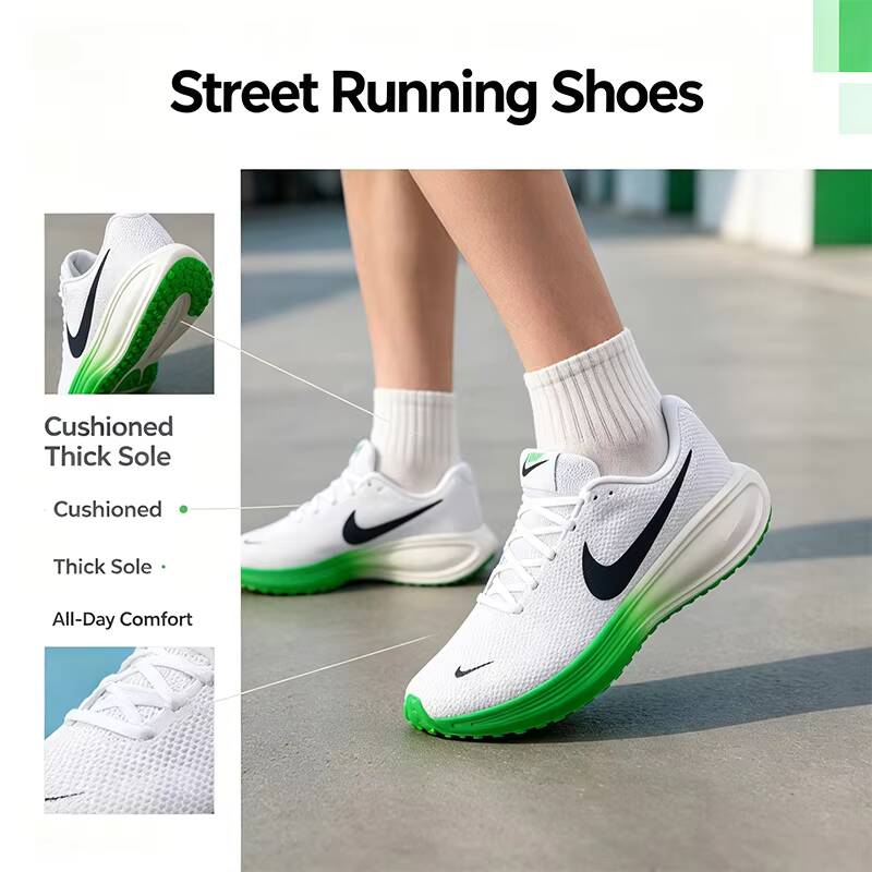 Men'S Shoes Green And White - Tênis de Corrida Nike Branco e