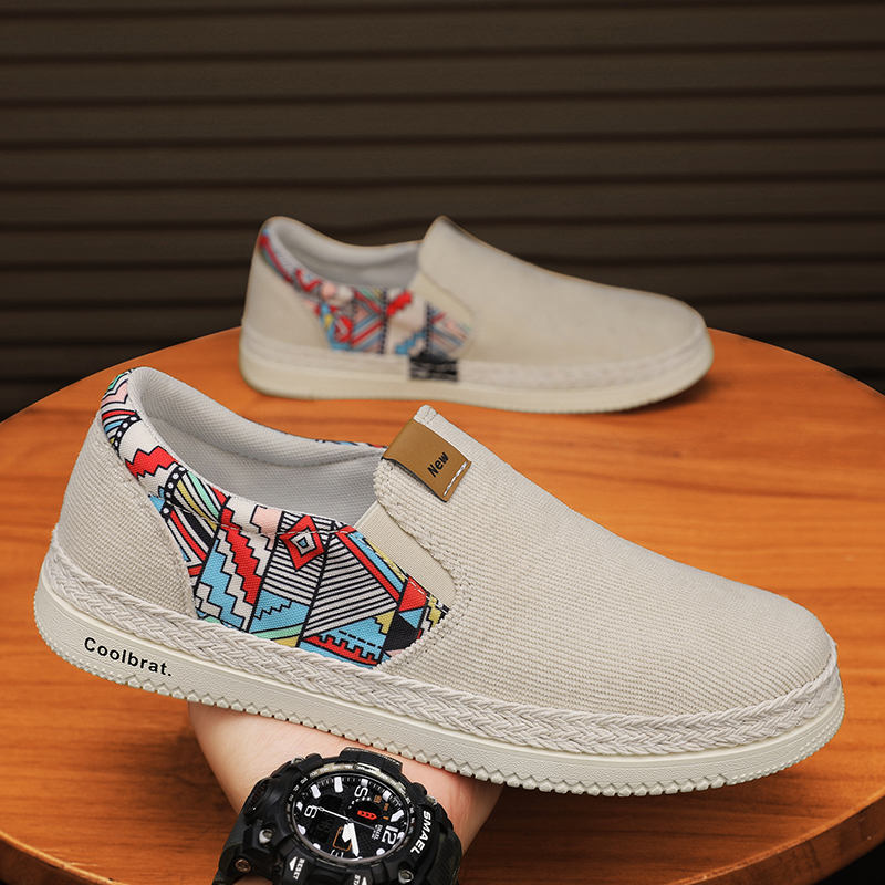 Men Shoes Designer - Sapatos casuais masculinos portáteis, ultraleves, com