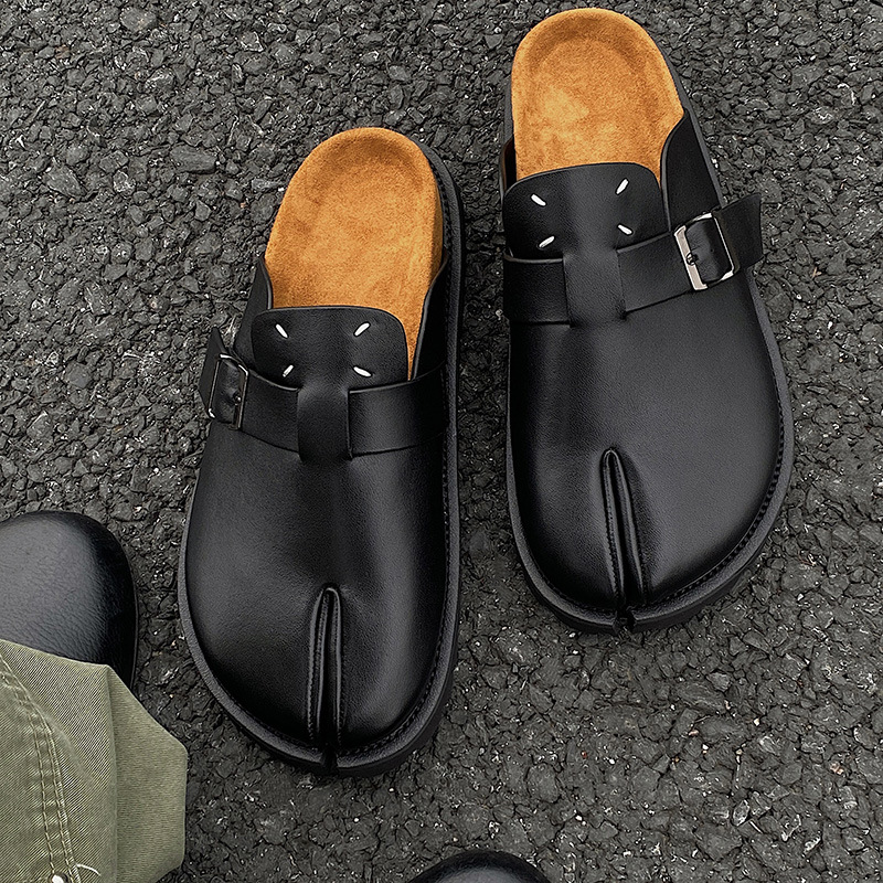 Men'S Shoes Birkenstock - Chinelos Masculinos de Couro Bovino Tabi