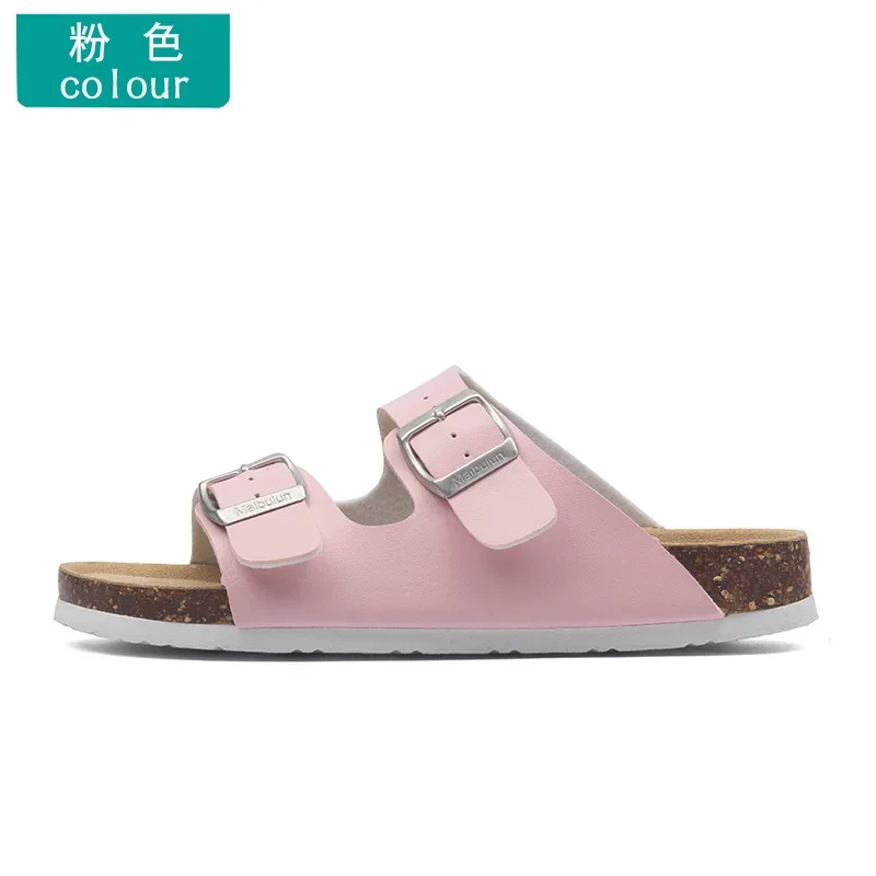 Men'S Shoes Birkenstock - Chinelos femininos fivela de fundo plano