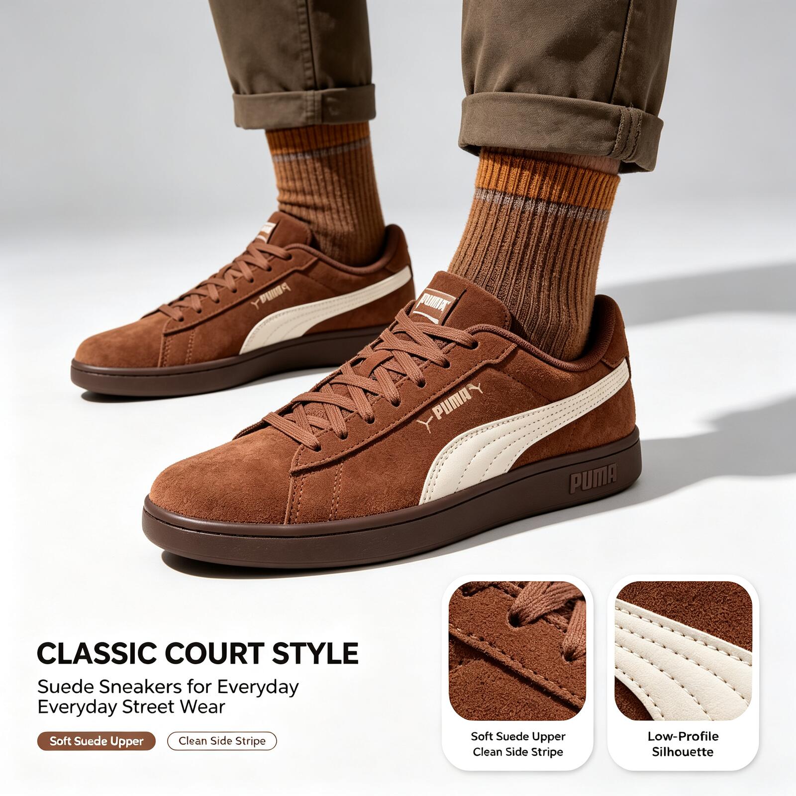 Novo Tênis Casual Retro PUMA e - Men'S Shoes Puma Sneakers avaliação e preço