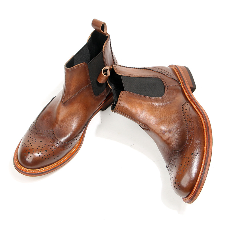 Novo feito à mão dos homens do - Men'S Shoes Brogues avaliação e preço