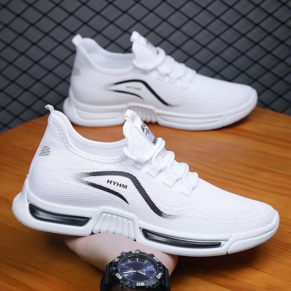 Tênis Casuais Masculinos de Ve - Men'S Shoes Green And White avaliação e preço