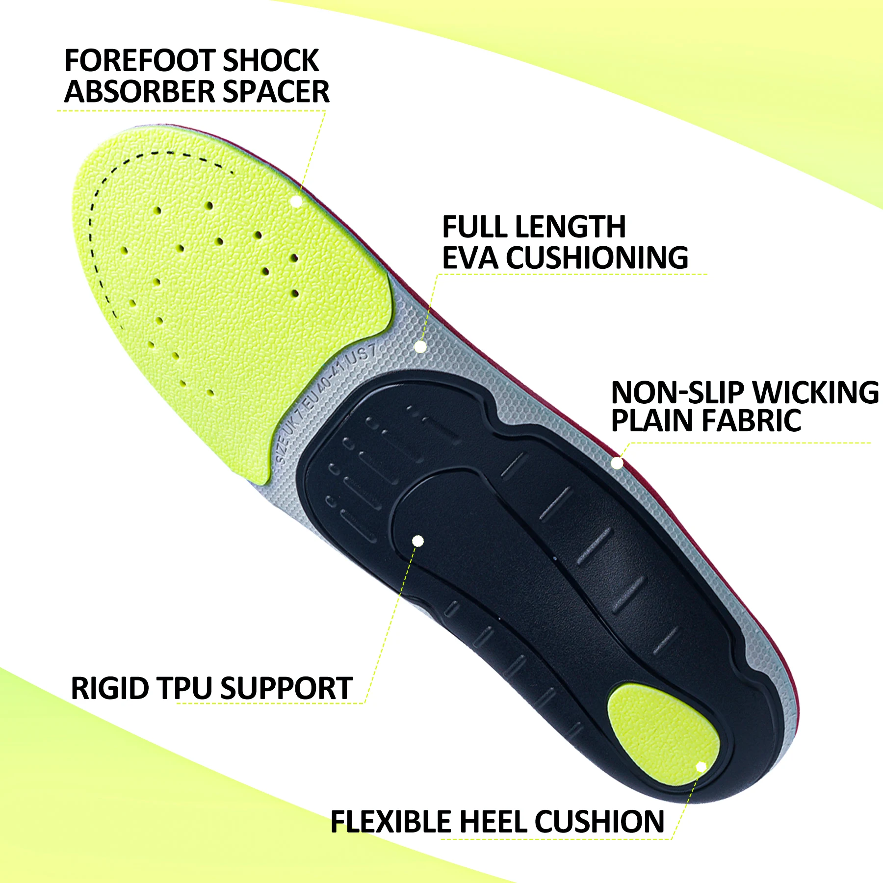 Fascite plantar palmilha ortop - Men'S Shoes Green And White avaliação e preço