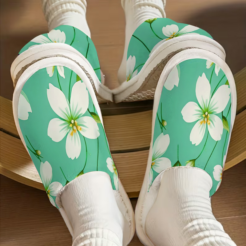 Chinelos de Pelúcia Luxuosos B - Men'S Shoes Green And White avaliação e preço