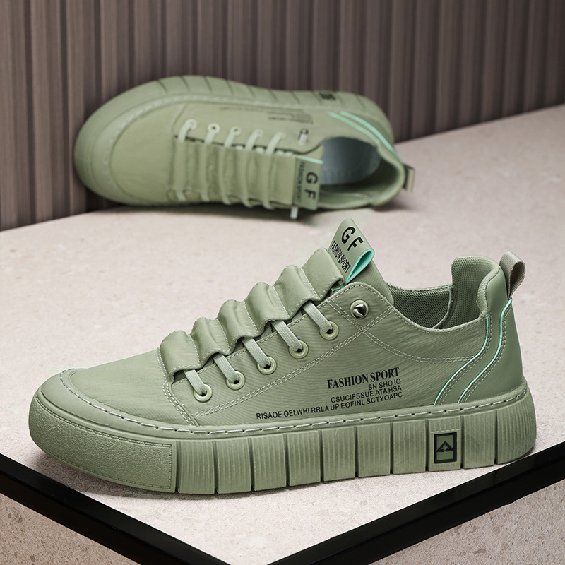 Homens verdes sapatos casuais  - Men'S Shoes Green And White avaliação e preço
