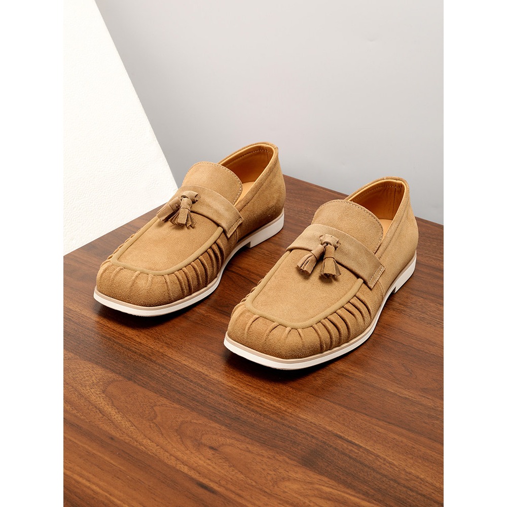 Mocassins de Couro Genuíno com - Men'S Shoes Drivers avaliação e preço