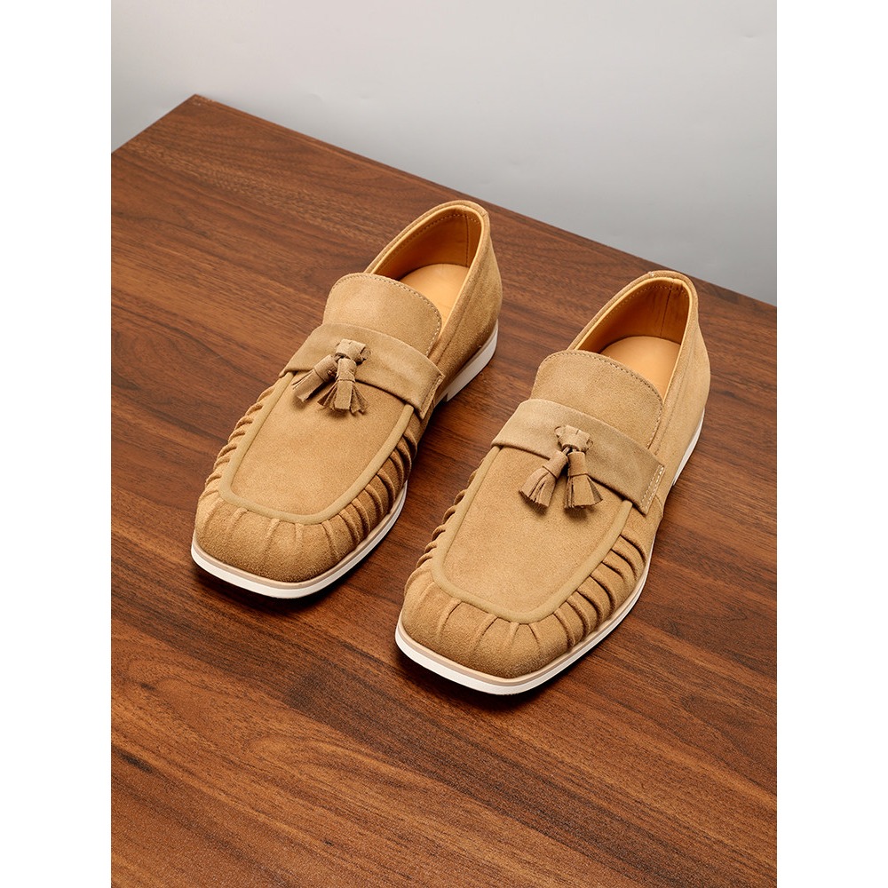 Mocassins de Couro Genuíno com - Men'S Shoes Drivers avaliação e preço